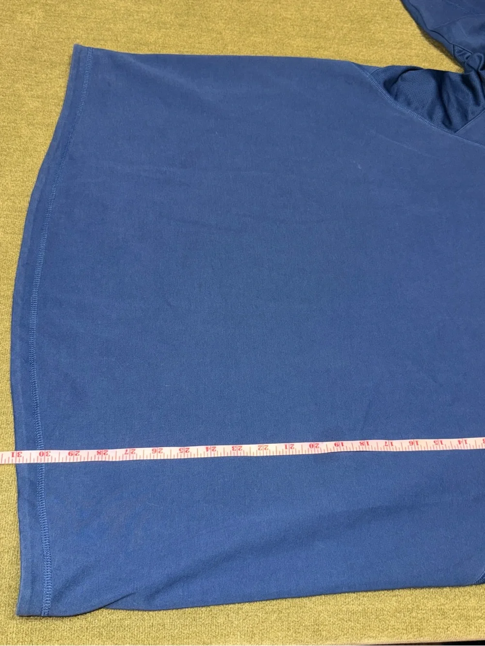 Adidas TS Quarter Zip Pullover Mens Size 2XL Blue Golf Athletic Sweatshirt